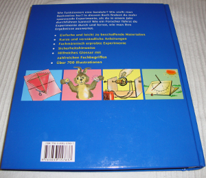 Buch "365 neue Experimente für Kinder", Rückseite