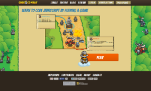 Screenshot Online-Spiel "Code Combat"